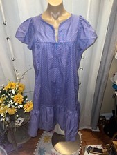 Vintage 70s Sears At Home Wear Muumuu Housedress Lounge Dress Size L NWOT