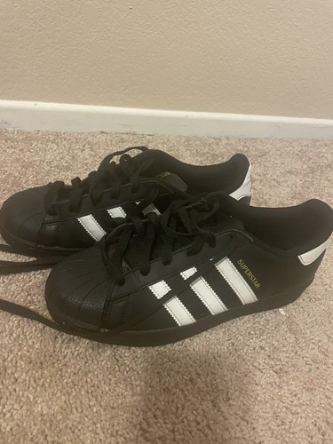 Size 7 Men - adidas Superstar Black 