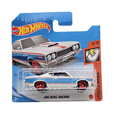2021 Hot Wheels Amc Rebel Machine 219 White Short Card 2021 Hot Wheels Amc Rebel Machine 219 White Short Card