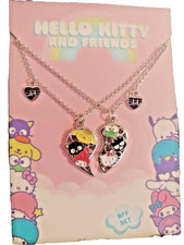 Hello Kitty Sanrio and Friends BFF Necklace for 2 Official License - 16" 3"