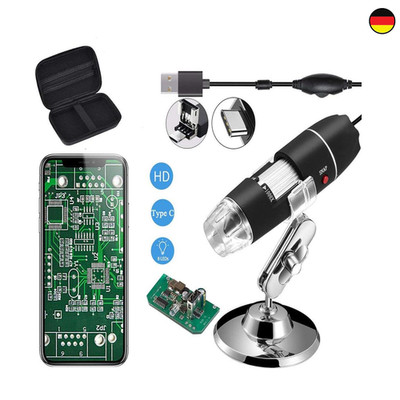 USB Mikroskop 40-1000X LED Beleuchtung Tragbar