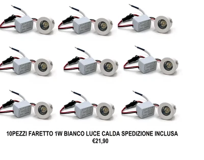 LOTTI Catena 10 MT 100 MICROLED Bianco Caldo A Batteria