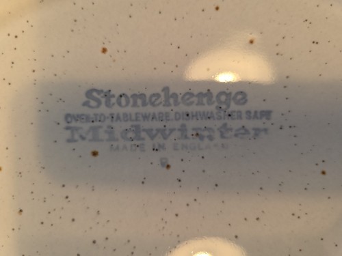 X4 Stonehenge Midwinter Oval Plates Oven-To-Tableware - 1970's Vintage Retro - Picture 7 of 18