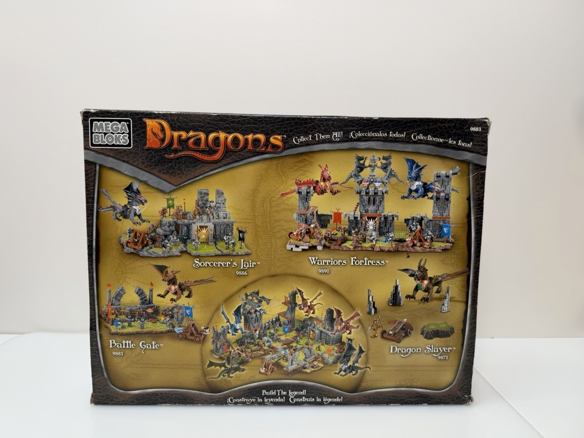 Mega Bloks 9881 Dragons Battle Gate Construction Blocks for sale