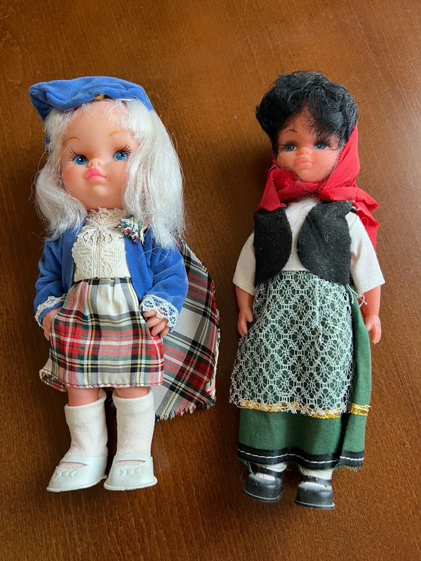 European Souvenir Costume Dolls