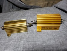 2 POWER RESISTOR Used Dale RH-100 5 ohm 1 100W  New Pacific 16 ohm 5 180 Watt