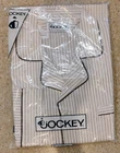Jockey Men's Pajamas Long Sleeve & Leg Brown Stripes Size Small NEW
