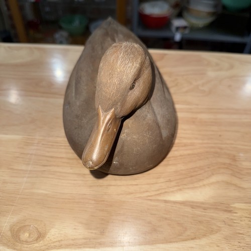 Randy Tull Brown Duck Decoy Westwood Creations Dallas TX firmato - Foto 10 di 14