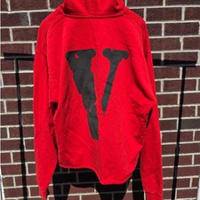 VLONE Red Friends Hoodie worn by Juice WRLD 