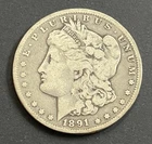 1891-CC Morgan Silver Dollar – Carson City – Circulated – Better Date
