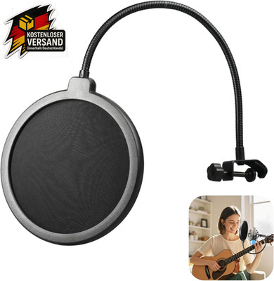 Studio Mikrofon Popfilter Universal für Blue Yeti Snowball Hyperx Quadcast adjus