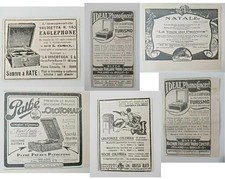 Lotto Pubblicità vintage PATHEFONO GRAMMOFONO PATHÉ COLUMBIA PHONO CONCERT 1928