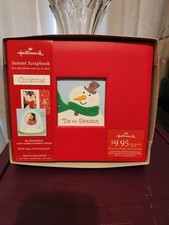 NEW Hallmark Christmas Instant Scrapbook Photo Album 20 Embellished Pages