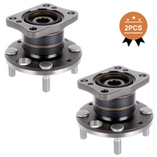 Pair of Rear Wheel Hub Bearing Assembly For 2011-2014 Mazda 2 1.5L with ABS
