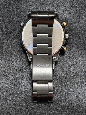 watako様 WIRED Watch Chronograph vk68-kx20 Black SEIKO | eBay