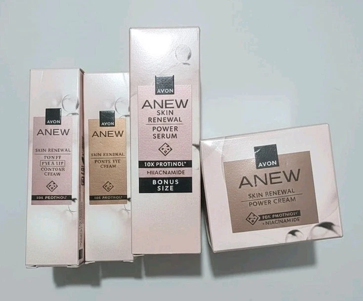 Avon Anew Skin Renewal Power Cream / serum/ Power eye /contour mega bundle ✅️