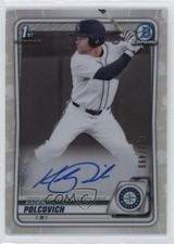 2020 Bowman Draft Chrome Picks Refractor /499 Kaden Polcovich #CDA-RH Auto 3hd