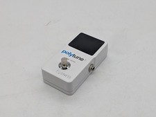 TC Electronic PolyTune 3 ultra-compact polyphonic tuner guitar pedal white