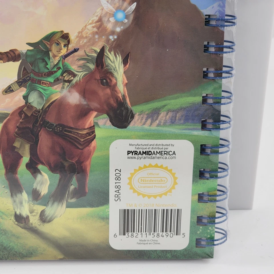 The Legend of Zelda: Ocarina of Time Journal Hardcover Lined Notebook New 2018 - Image 4 of 4