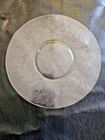 Vintage Pink Depression Glass Dogwood Wild Rose Platter Cake Plate Macbeth Evans
