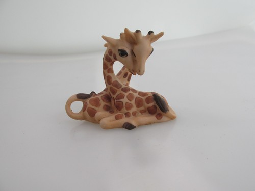 Vintage George Good Giraffes in Love Figur Bone China Paar Miniatur