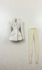 Miniature Doll Dress fit 1/6 Scale Fashion Royalty Nu. face Handmade Doll Dress