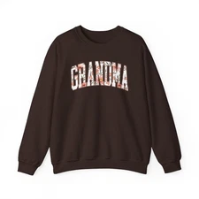 Floral Grandma sweatshirt, Grandma pullover, gift for Grandma, Grandma birthday