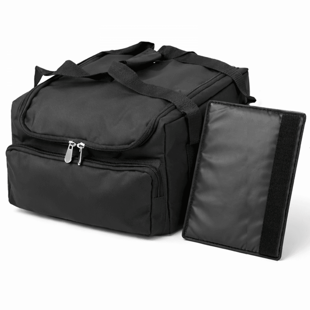 Padded Bag Case Equinox for DJ Light and Equipment with Divider Outside Pocket