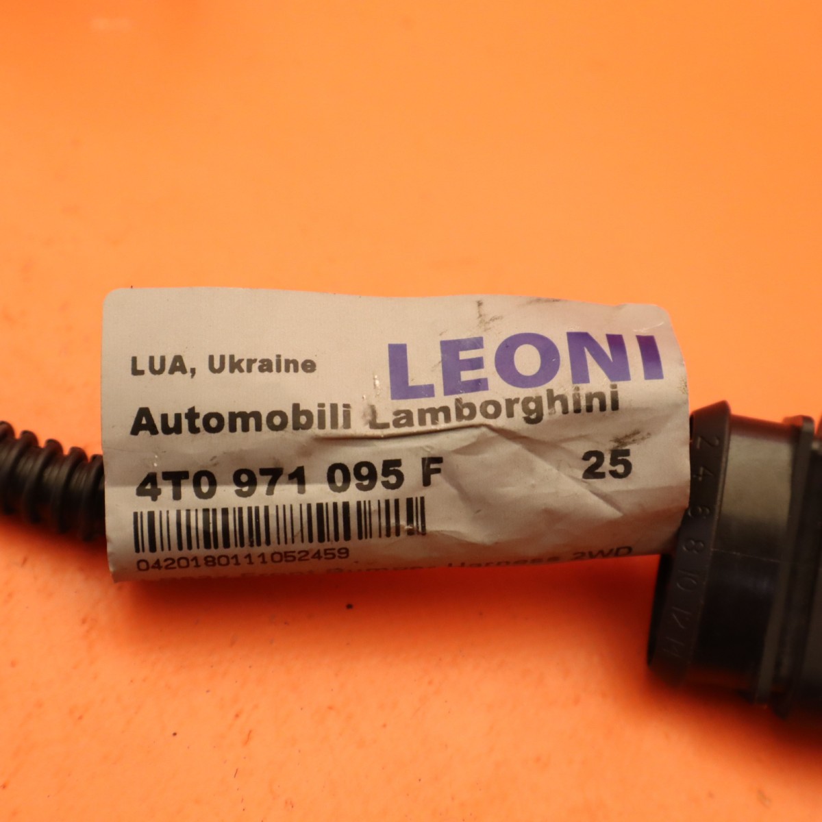 LAMBORGHINI HURACAN LP580 FRONT BUMPER WIRE HARNESS 2016-2018 2019 4T0971095F