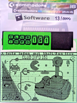COMMODORE 16/+4 -- CLUB INFO 151 (DISK)