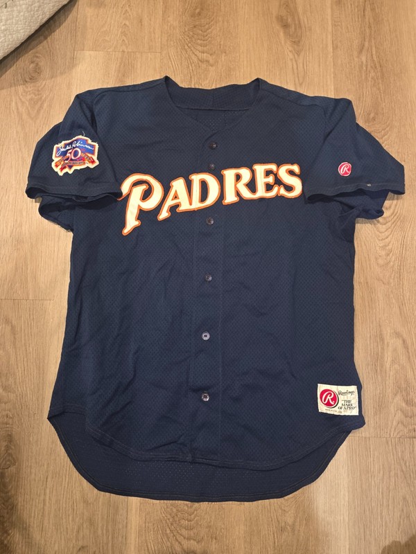 1997 San Diego Padres Game Used Spring Training Jersey - Randy Jones