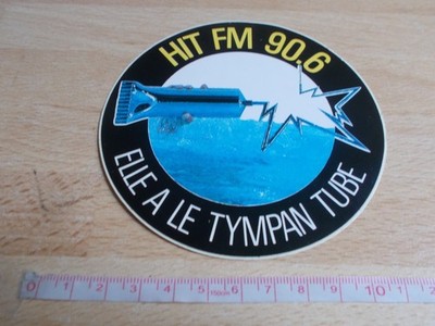 Radioaufkleber HIT FM 90.6
