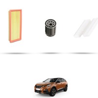 Hoffcar Wartungsset - 3 Filter Kompatibel Mit Peugeot 3008 II 1.2 Puretech 96