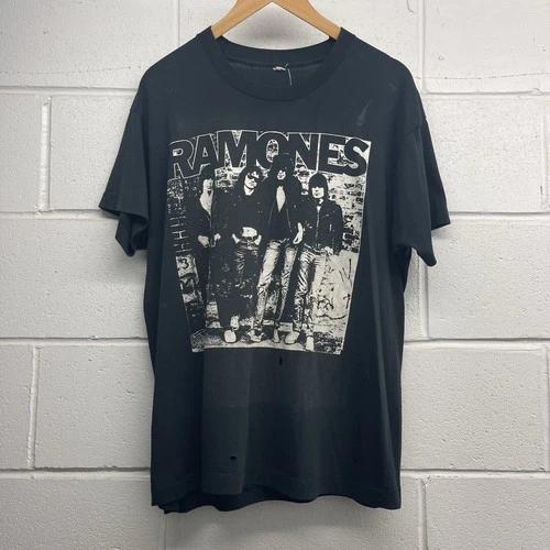 Faded Ramones Too Tough To Die Tour T Shirt Punk Ro 1980s vintage concert t-shirt, vintage, size XL, single stitch, B+ condition