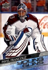 Pavel Francouz 2020-21 Upper Deck Young Guns RC #249 Colorado Avalanche