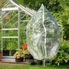 Garden Plant Tree Fruit Cover Bug Net Barrier Bag with Zipper Drawstring