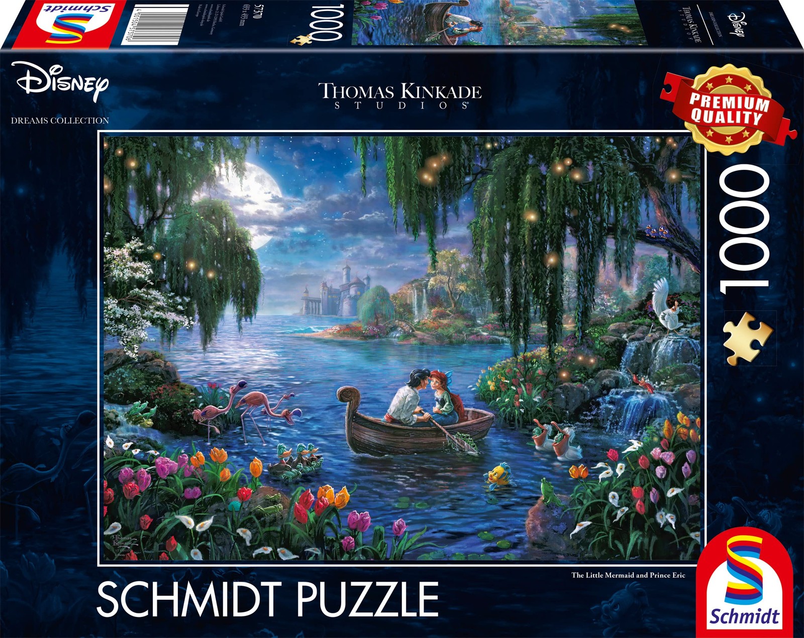 Schmidt Spiele 57370 Томас Кинкейд Дисней Русалочка и принц Эрик 6390₽