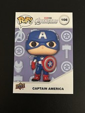 Captain America - 2023 Upper Deck FUNKO POP Marvel Infinity Saga #108