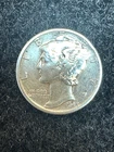 1945 P MERCURY DIME 90% SILVER Fine