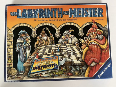 Das Labyrinth der Meister (Ravensburger, 1991, 2-4 Sp. ab 10 J.), 100% komplett