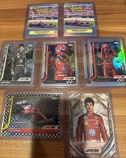 2025 Topps Chrome F1 Charles Leclerc - Diamond, B&W Lazer, Refractor 8-card Lot