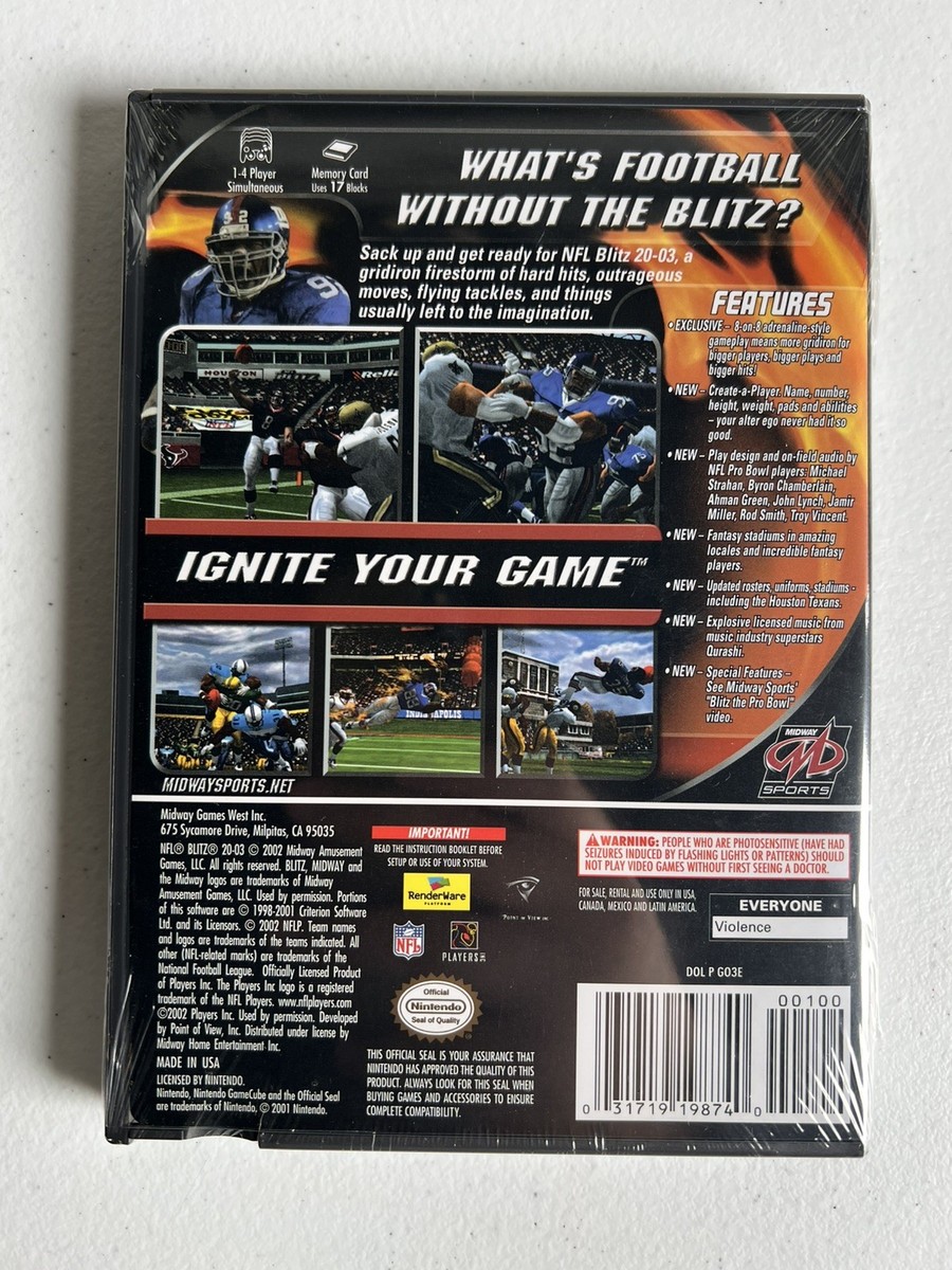 NFL Blitz 20-03 (Nintendo GameCube, 2002) for sale online | eBay