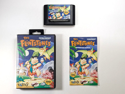 The Flintstones Sega Genesis complete in case authentic