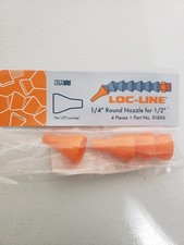 Loc-Line 51806, 1/4" Round Nozzle for 1/2" Line