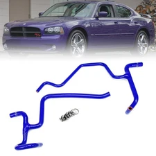 HPS Blue Silicone Heater Hose Coolant Kit For 300/Challenger/Charger/Magnum V8