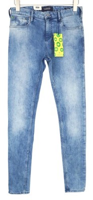 Scotch & Soda Skim Herren W29/L34 Skinny Blau Baumwolle Stretch Neu Jeans II
