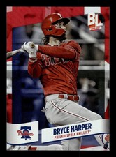 2024 Topps BIG LEAGUE BASEBALL BRYCE HARPER SUPER RARE RED FOIL #278 PHILLIES