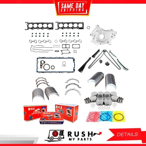 2002 Master Engine Rebuild Kit For Ford E-350 6.8L V10 SOHC 20v DNJ EK4183CM