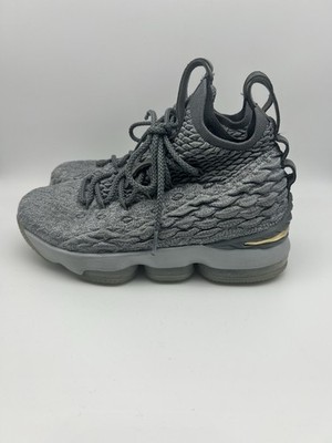 lebron 15 wolf grey metallic gold