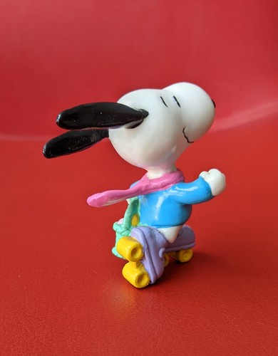 Vintage SNOOPY Roller Skates Figure PVC EASTER BEAGLE Basket Eggs - Picture 6 of 11